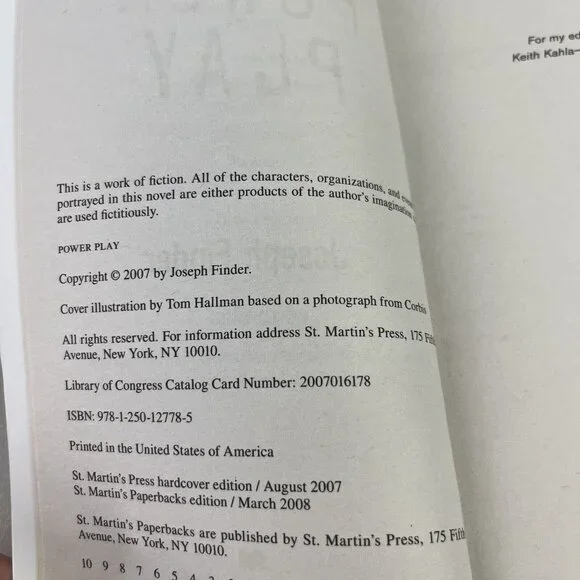 Lot of 2 Joseph Finder Novels Paperback Variety Suspense Books Mixed Lot - Picture 7 of 7